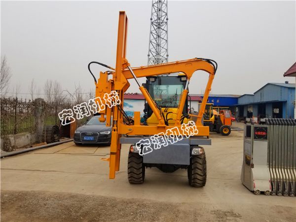 宏潤機(jī)械又一批護(hù)欄鉆孔機(jī)發(fā)往陜西西安