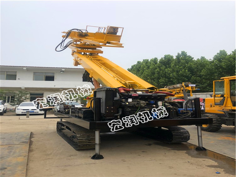 12米邊坡支護(hù)錨固鉆機(jī)發(fā)貨河南安陽(yáng)？宏潤(rùn)機(jī)械